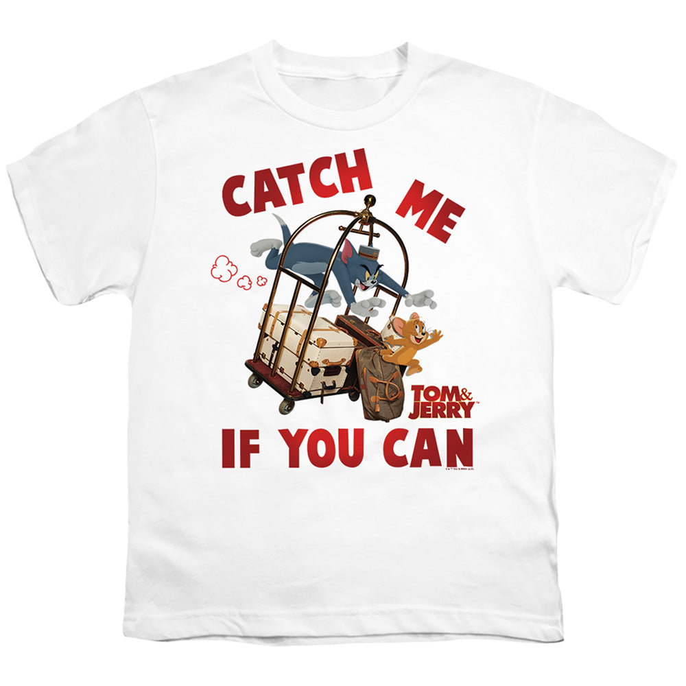 Tom and Jerry Catch Me If You Can - Youth T-Shirt Youth T-Shirt (Ages 8-12) Tom and Jerry   