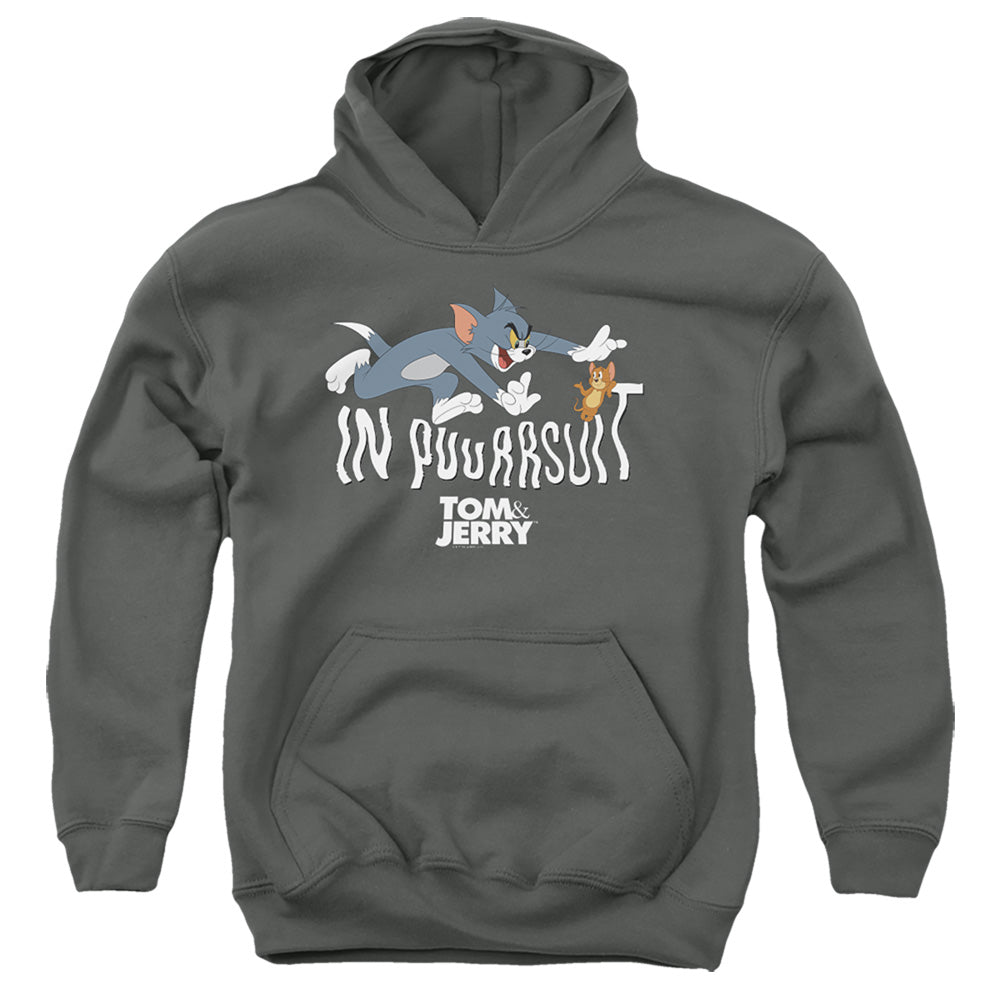 Tom and Jerry In Pursuit - Youth Hoodie Youth Hoodie (Ages 8-12) Tom and Jerry   