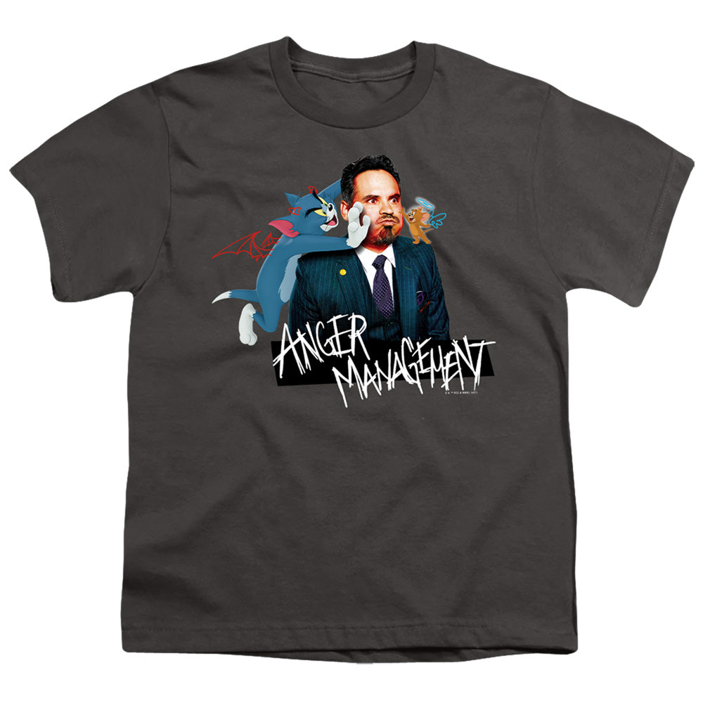 Tom and Jerry Anger Management - Youth T-Shirt Youth T-Shirt (Ages 8-12) Tom and Jerry   