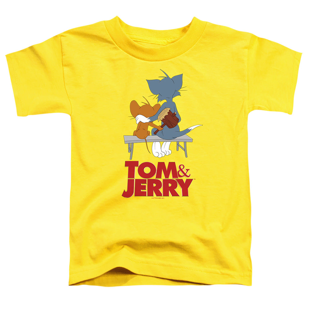 Tom and Jerry Park Bench - Toddler T-Shirt Toddler T-Shirt Tom and Jerry   