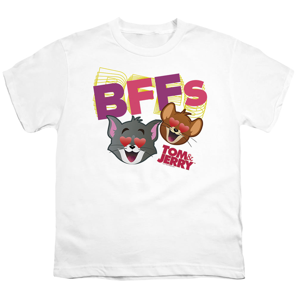 Tom and Jerry Bffs - Youth T-Shirt Youth T-Shirt (Ages 8-12) Tom and Jerry   