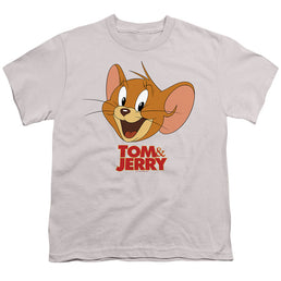 Tom and Jerry Jerry Head - Youth T-Shirt Youth T-Shirt (Ages 8-12) Tom and Jerry   