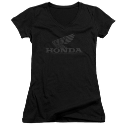Honda Vintage Wing - Juniors V-Neck T-Shirt Juniors V-Neck T-Shirt Honda   