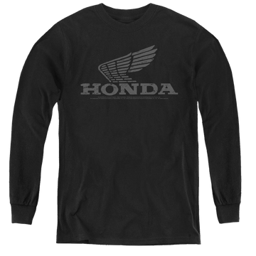 Honda Vintage Wing - Youth Long Sleeve T-Shirt Youth Long Sleeve T-Shirt Honda   