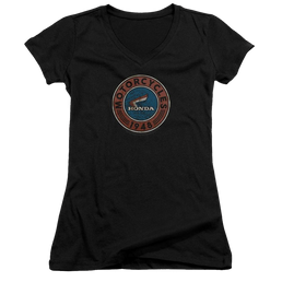 Honda Motorcycle - Juniors V-Neck T-Shirt Juniors V-Neck T-Shirt Honda   