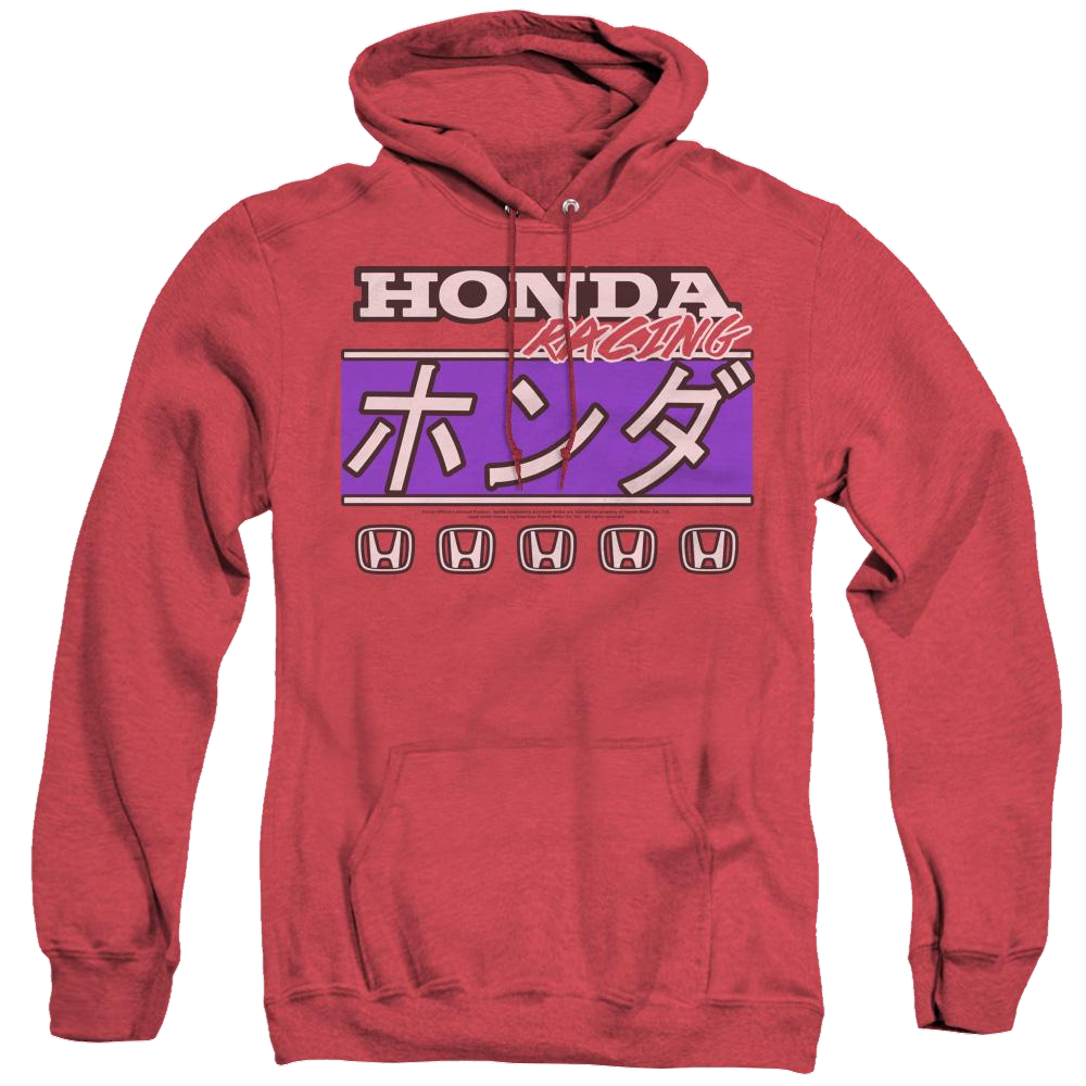 Honda Kanji Racing - Heather Pullover Hoodie Heather Pullover Hoodie Honda   