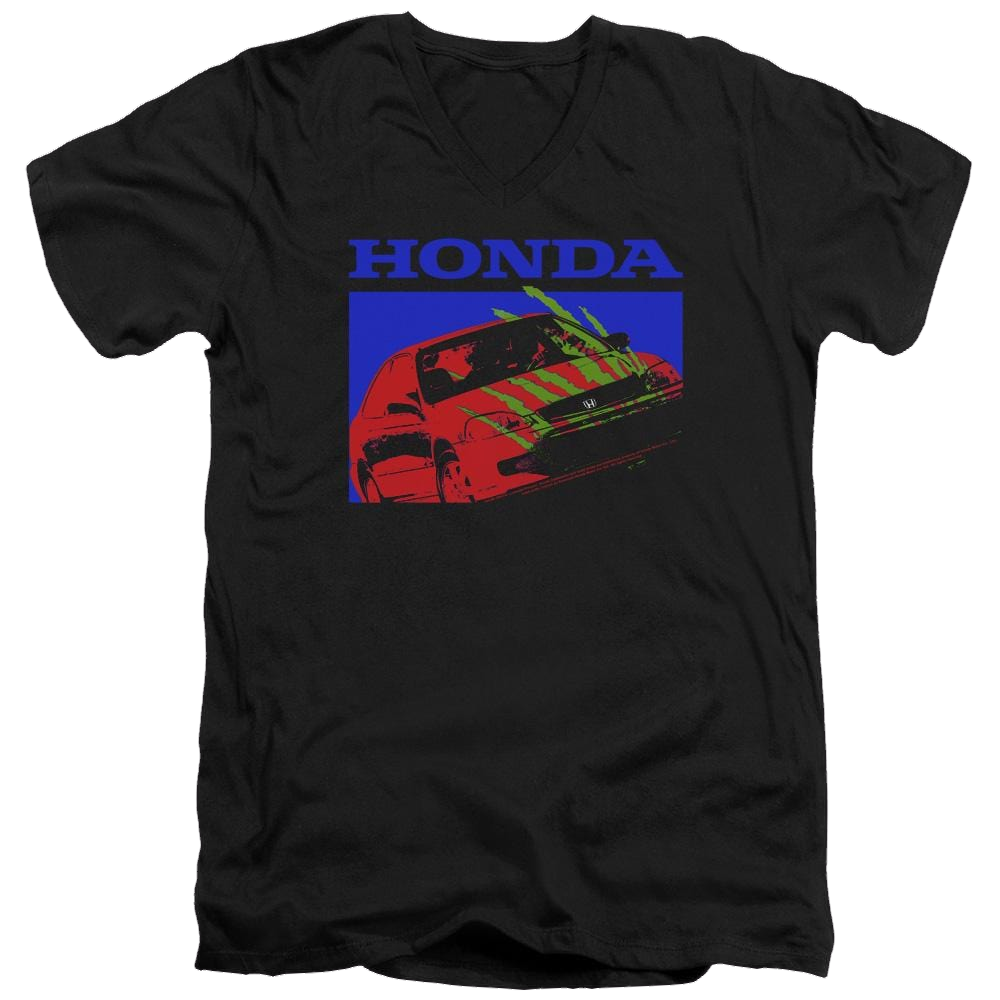 Honda Civic Bold - Men's V-Neck T-Shirt Men's V-Neck T-Shirt Honda   