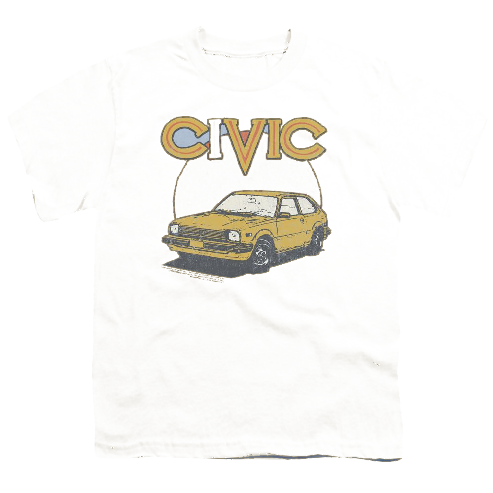 Honda Retro Civic - Youth T-Shirt Youth T-Shirt (Ages 8-12) Honda   