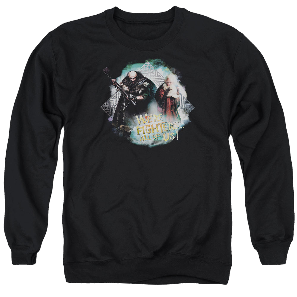 Hobbit Movie Trilogy, The Were Fighers - Men's Crewneck Sweatshirt Men's Crewneck Sweatshirt The Hobbit   