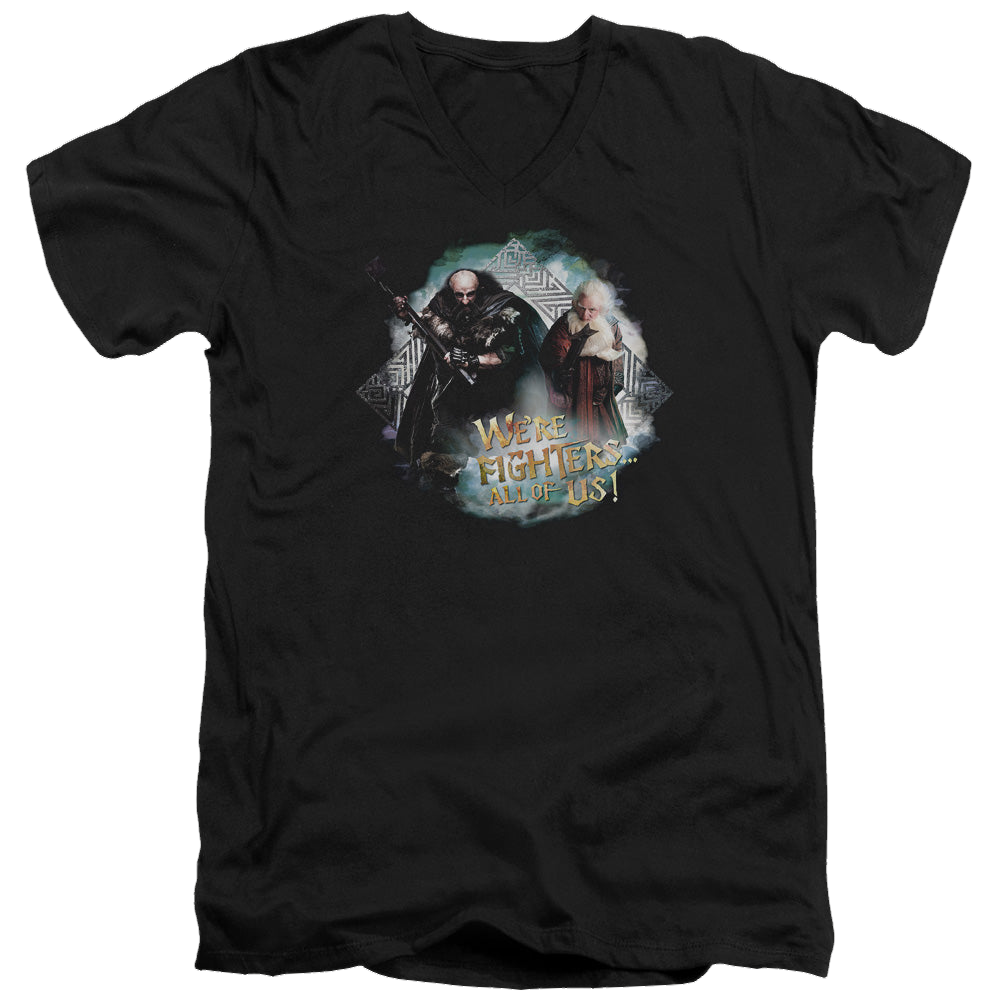 Hobbit Movie Trilogy, The Were Fighers - Men's V-Neck T-Shirt Men's V-Neck T-Shirt The Hobbit   