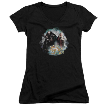 Hobbit Movie Trilogy, The Were Fighers - Juniors V-Neck T-Shirt Juniors V-Neck T-Shirt The Hobbit   