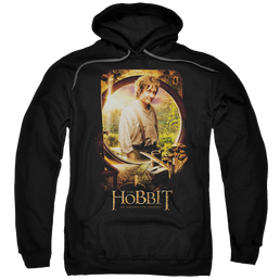 Hobbit Movie Trilogy, The Bilbo Poster - Pullover Hoodie Pullover Hoodie The Hobbit   