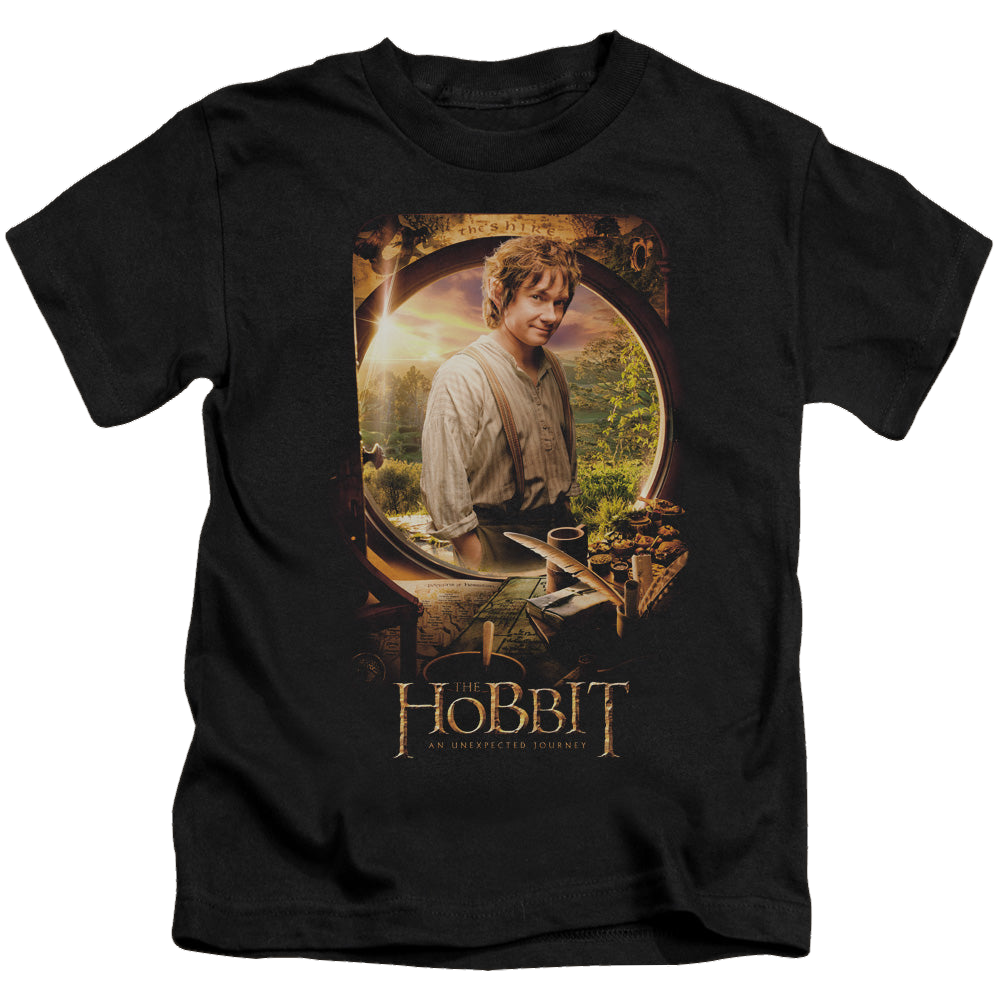Hobbit Movie Trilogy, The Bilbo Poster - Kid's T-Shirt Kid's T-Shirt (Ages 4-7) The Hobbit   