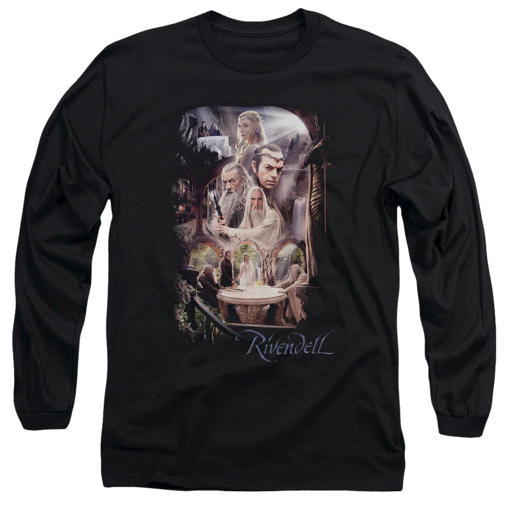 Hobbit Movie Trilogy, The Rivendell - Men's Long Sleeve T-Shirt Men's Long Sleeve T-Shirt The Hobbit   