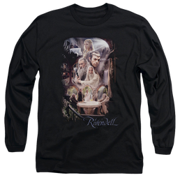 Hobbit Movie Trilogy, The Rivendell - Men's Long Sleeve T-Shirt Men's Long Sleeve T-Shirt The Hobbit   