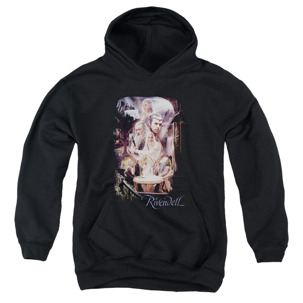 Hobbit Movie Trilogy, The Rivendell - Youth Hoodie Youth Hoodie (Ages 8-12) The Hobbit   