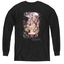 Hobbit Movie Trilogy, The Rivendell - Youth Long Sleeve T-Shirt Youth Long Sleeve T-Shirt The Hobbit   