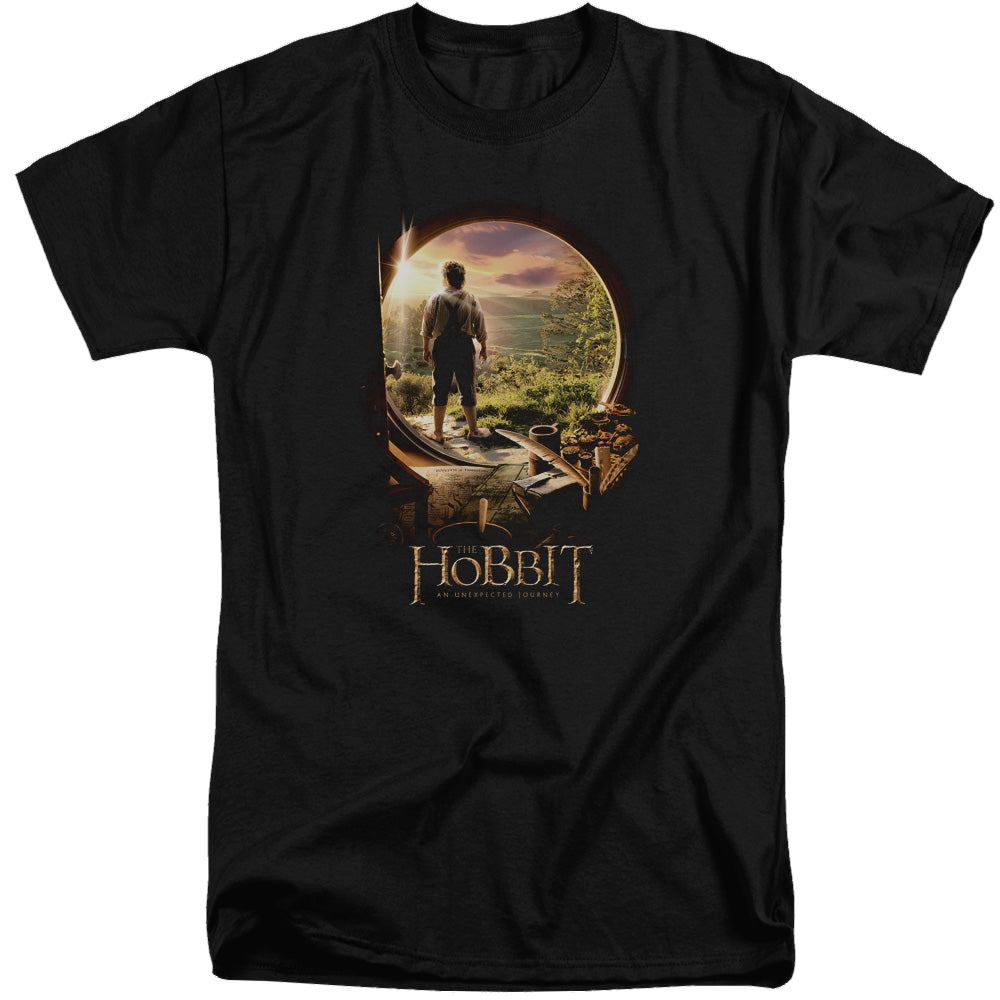 Hobbit Movie Trilogy, The Hobbit In Door - Men's Tall Fit T-Shirt Men's Tall Fit T-Shirt The Hobbit   
