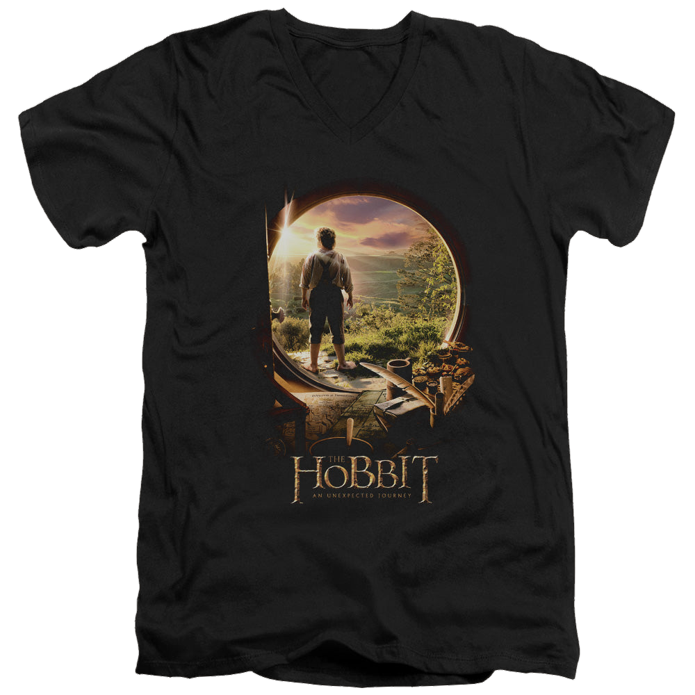 Hobbit Movie Trilogy, The Hobbit In Door - Men's V-Neck T-Shirt Men's V-Neck T-Shirt The Hobbit   