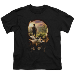 Hobbit Movie Trilogy, The Hobbit In Door - Youth T-Shirt Youth T-Shirt (Ages 8-12) The Hobbit   