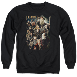 Hobbit Movie Trilogy, The Somber Company - Men's Crewneck Sweatshirt Men's Crewneck Sweatshirt The Hobbit   