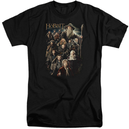 Hobbit Movie Trilogy, The Somber Company - Men's Tall Fit T-Shirt Men's Tall Fit T-Shirt The Hobbit   