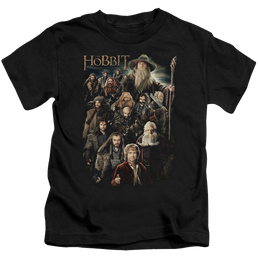 Hobbit Movie Trilogy, The Somber Company - Kid's T-Shirt Kid's T-Shirt (Ages 4-7) The Hobbit   