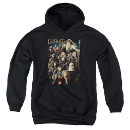 Hobbit Movie Trilogy, The Somber Company - Youth Hoodie Youth Hoodie (Ages 8-12) The Hobbit   
