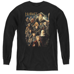 Hobbit Movie Trilogy, The Somber Company - Youth Long Sleeve T-Shirt Youth Long Sleeve T-Shirt The Hobbit   