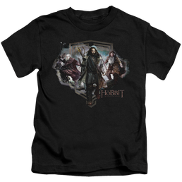 Hobbit Movie Trilogy, The Three Dwarves - Kid's T-Shirt Kid's T-Shirt (Ages 4-7) The Hobbit   