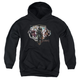 Hobbit Movie Trilogy, The Three Dwarves - Youth Hoodie Youth Hoodie (Ages 8-12) The Hobbit   