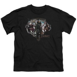 Hobbit Movie Trilogy, The Three Dwarves - Youth T-Shirt Youth T-Shirt (Ages 8-12) The Hobbit   