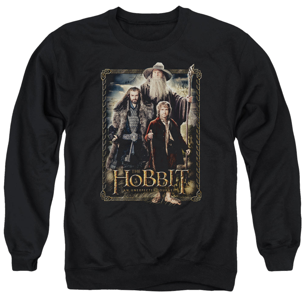 Hobbit Movie Trilogy, The The Three - Men's Crewneck Sweatshirt Men's Crewneck Sweatshirt The Hobbit   