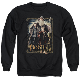 Hobbit Movie Trilogy, The The Three - Men's Crewneck Sweatshirt Men's Crewneck Sweatshirt The Hobbit   