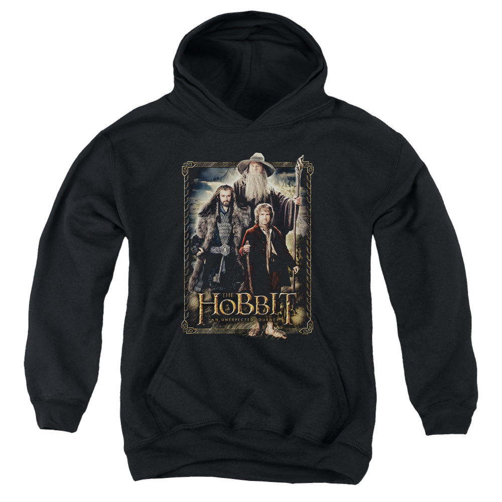 Hobbit Movie Trilogy, The The Three - Youth Hoodie Youth Hoodie (Ages 8-12) The Hobbit   