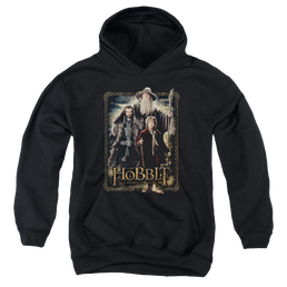 Hobbit Movie Trilogy, The The Three - Youth Hoodie Youth Hoodie (Ages 8-12) The Hobbit   