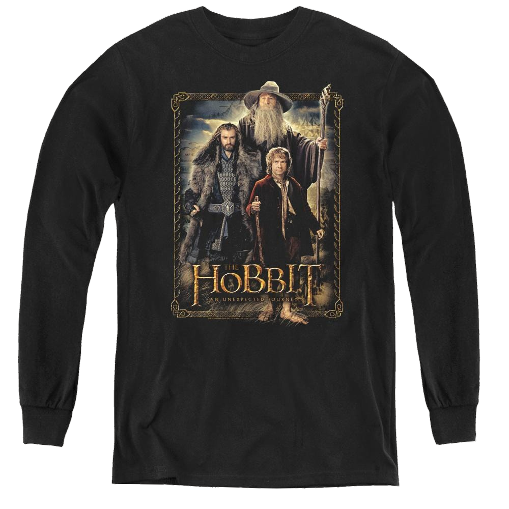 Hobbit Movie Trilogy, The The Three - Youth Long Sleeve T-Shirt Youth Long Sleeve T-Shirt The Hobbit   