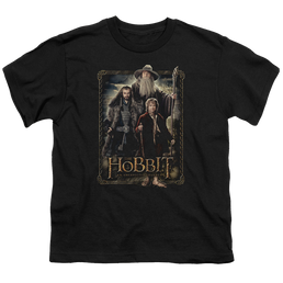 Hobbit Movie Trilogy, The The Three - Youth T-Shirt Youth T-Shirt (Ages 8-12) The Hobbit   