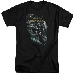 Hobbit Movie Trilogy, The Company Of Dwarves - Men's Tall Fit T-Shirt Men's Tall Fit T-Shirt The Hobbit   