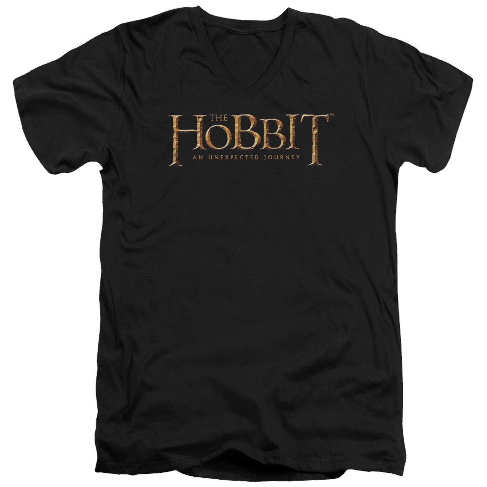Hobbit Movie Trilogy, The Logo - Men's V-Neck T-Shirt Men's V-Neck T-Shirt The Hobbit   
