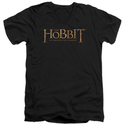 Hobbit Movie Trilogy, The Logo - Men's V-Neck T-Shirt Men's V-Neck T-Shirt The Hobbit   