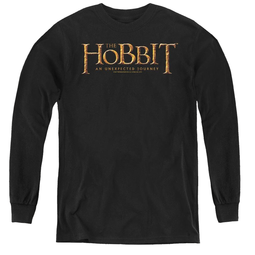 Hobbit Movie Trilogy, The Logo - Youth Long Sleeve T-Shirt Youth Long Sleeve T-Shirt The Hobbit   