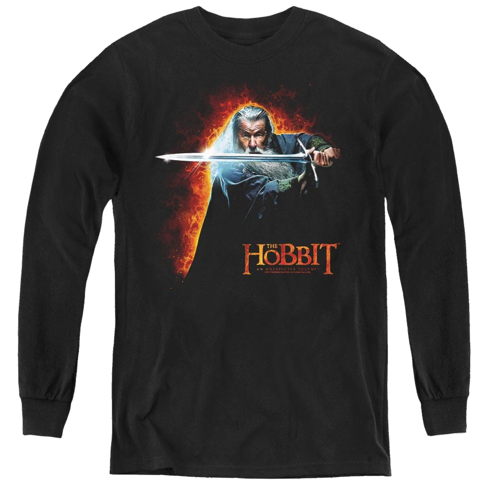 Hobbit Movie Trilogy, The Secret Fire - Youth Long Sleeve T-Shirt Youth Long Sleeve T-Shirt The Hobbit   