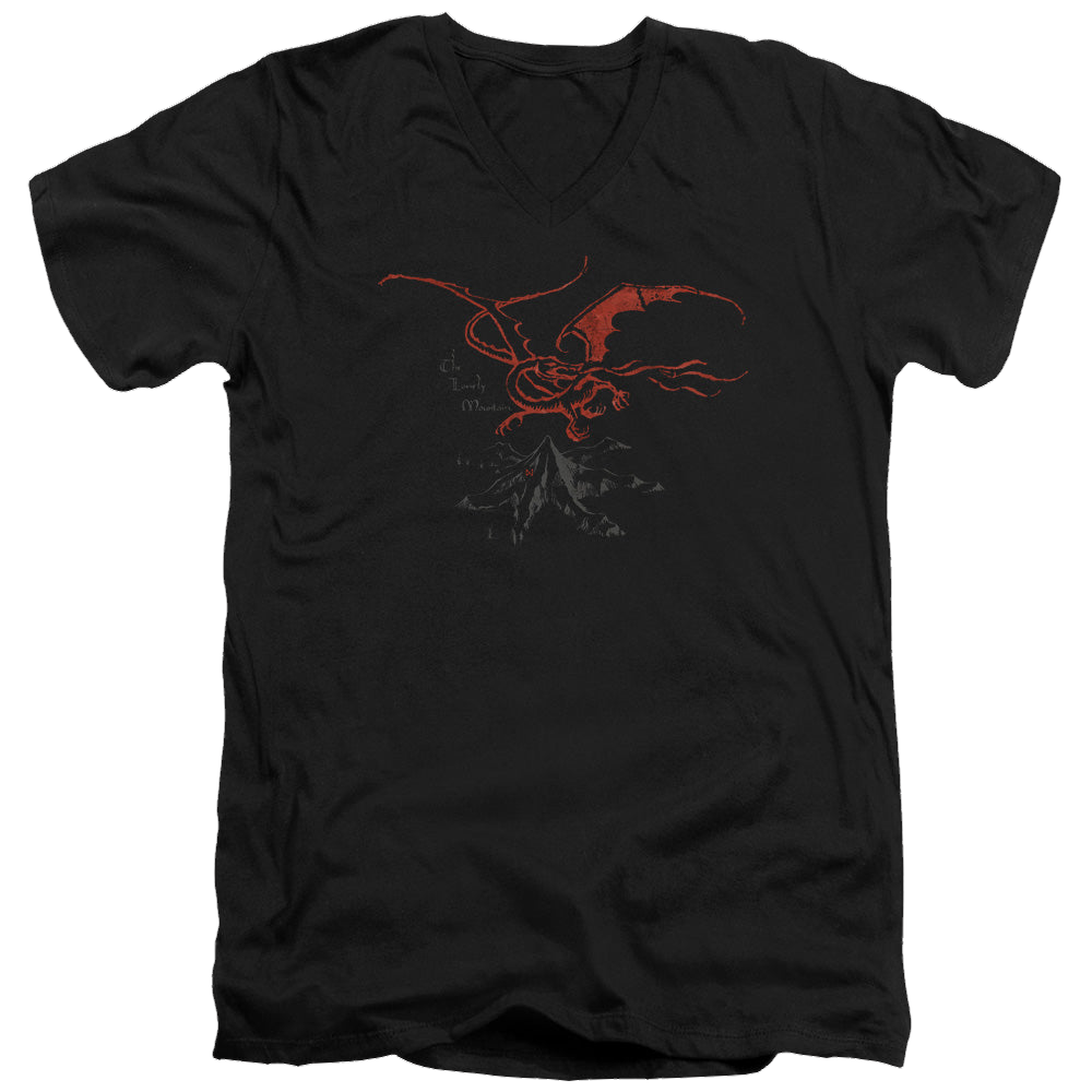 Hobbit Movie Trilogy, The Smaug - Men's V-Neck T-Shirt Men's V-Neck T-Shirt The Hobbit   