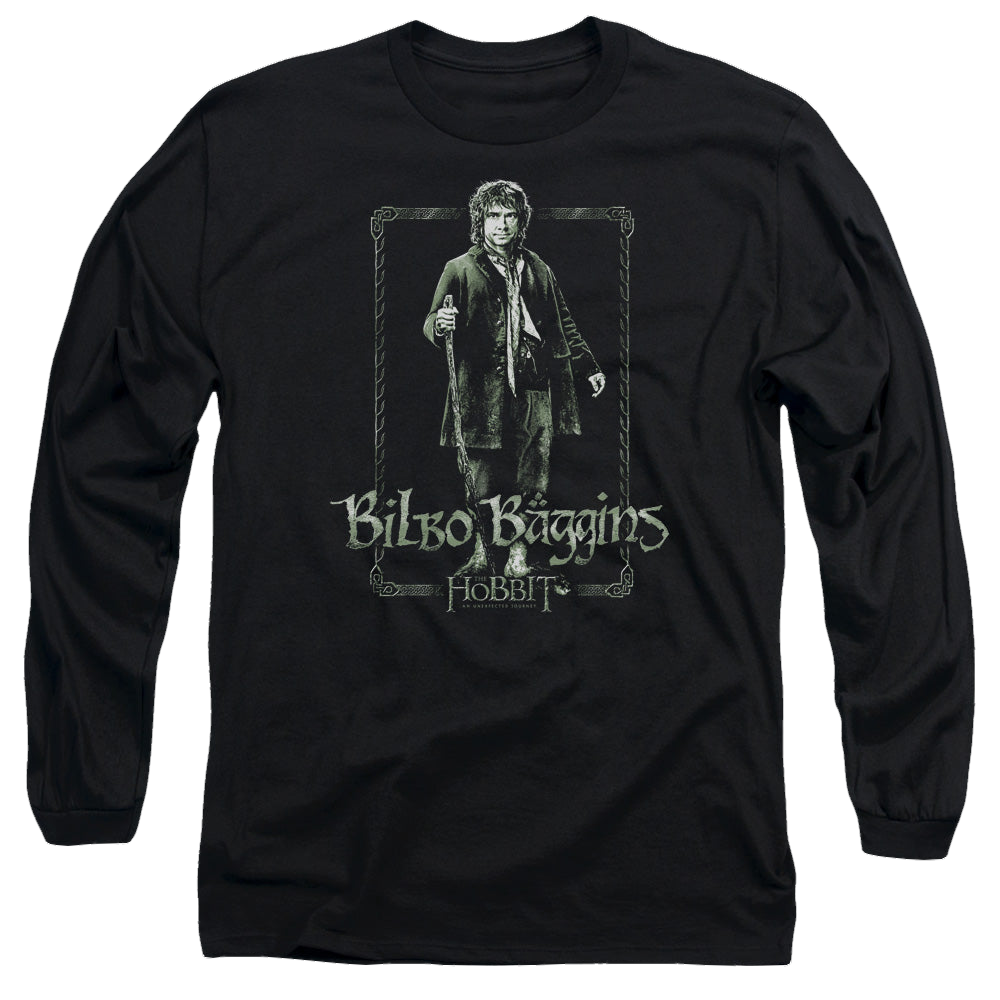 Hobbit Movie Trilogy, The Bilbo Stare - Men's Long Sleeve T-Shirt Men's Long Sleeve T-Shirt The Hobbit   