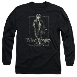 Hobbit Movie Trilogy, The Bilbo Stare - Men's Long Sleeve T-Shirt Men's Long Sleeve T-Shirt The Hobbit   