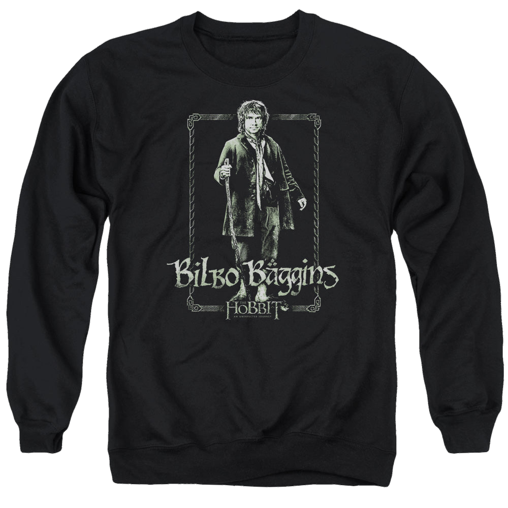 Hobbit Movie Trilogy, The Bilbo Stare - Men's Crewneck Sweatshirt Men's Crewneck Sweatshirt The Hobbit   