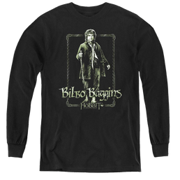 Hobbit Movie Trilogy, The Bilbo Stare - Youth Long Sleeve T-Shirt Youth Long Sleeve T-Shirt The Hobbit   
