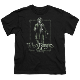 Hobbit Movie Trilogy, The Bilbo Stare - Youth T-Shirt Youth T-Shirt (Ages 8-12) The Hobbit   