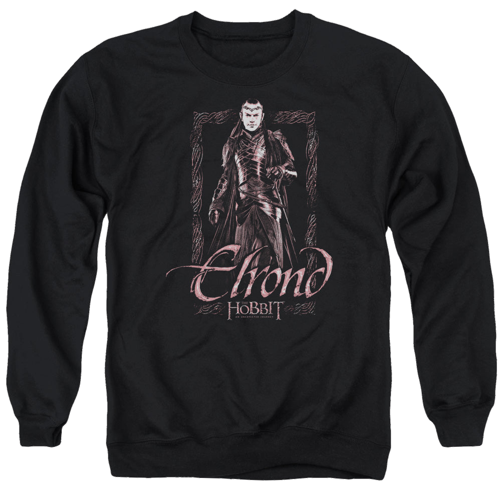 Hobbit Movie Trilogy, The Elrond Stare - Men's Crewneck Sweatshirt Men's Crewneck Sweatshirt The Hobbit   